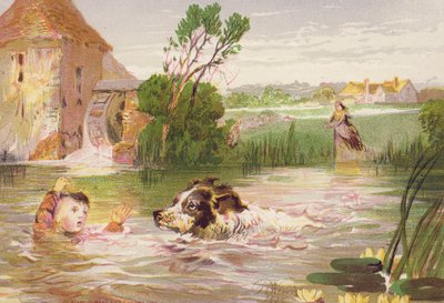 Hund rettet Charleys Leben von Harrison William Weir