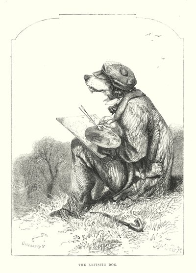 Lustige Hunde: Der künstlerische Hund von Harrison William Weir