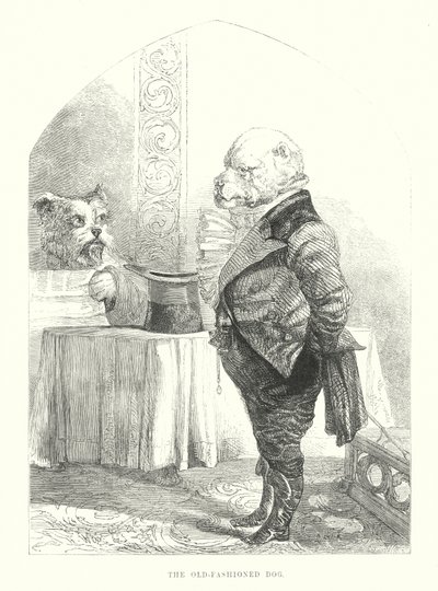 Lustige Hunde: Der altmodische Hund von Harrison William Weir