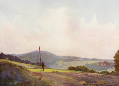 Golfplätze: Forest Row, das fünfzehnte Grün von Harry (1878 1950) Rountree