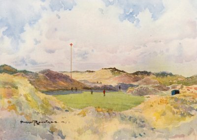 Golfplätze: Formby, das alte siebte Grün von Harry (1878 1950) Rountree