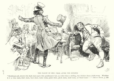 Illustration für Oliver Twist von Charles Dickens von Harry (after) Furniss