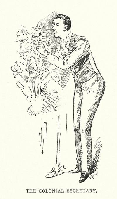 Der Kolonialsekretär von Harry (after) Furniss