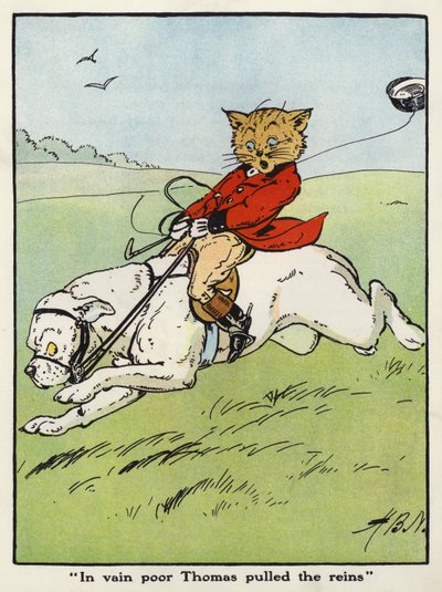 "Vergeblich zog Thomas die Zügel" von Harry B Neilson