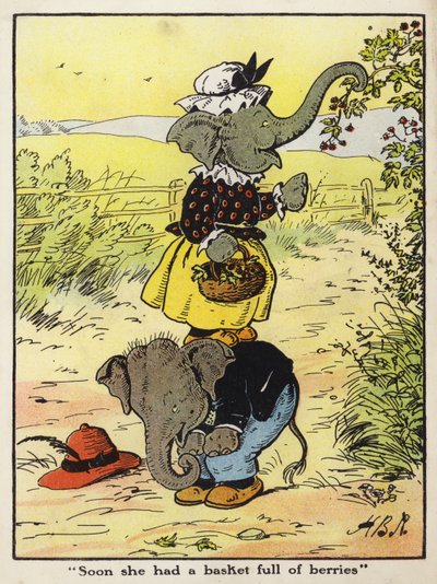"Bald hatte sie einen Korb voller Beeren" von Harry B Neilson
