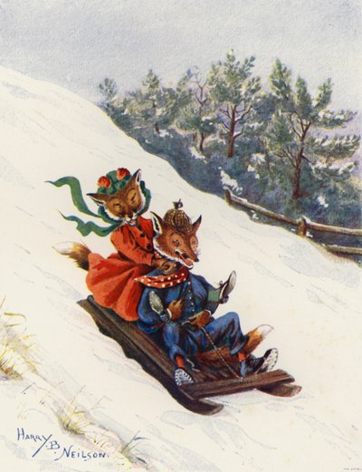 Schlittenfahren von Harry B Neilson