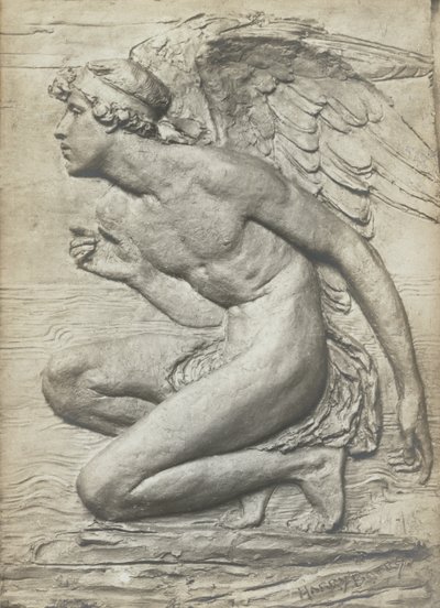 Die Geschichte von Psyche: Amor (versilberte Bronze) von Harry Bates