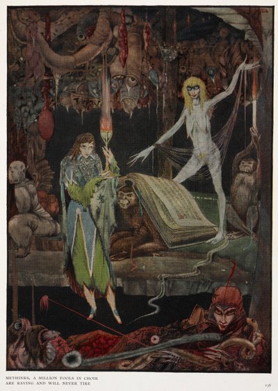 Ich denke, eine Million Narren im Chor, die toben und niemals müde werden von Harry Clarke