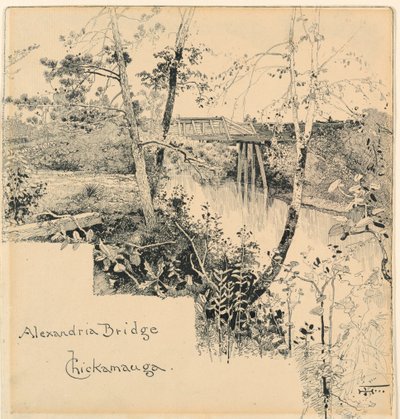 Alexandria-Brücke, Chickamauga von Harry Fenn