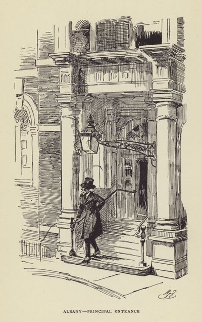 Albany, Haupteingang von Harry Furniss