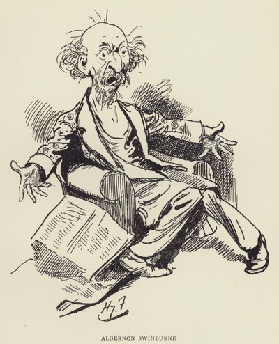 Algernon Swinburne von Harry Furniss
