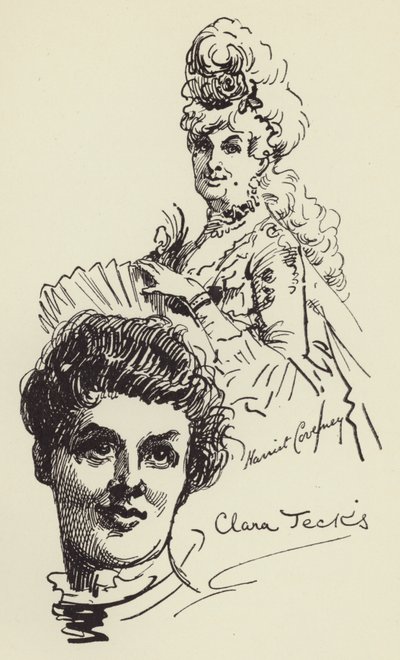 Harriet Coveney und Clara Jecks von Harry Furniss