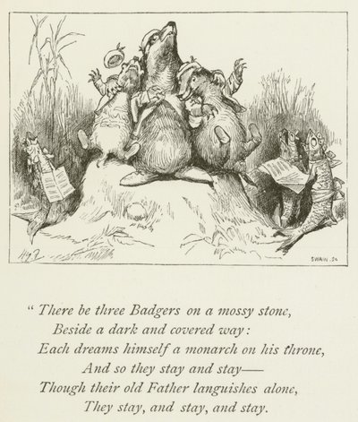 Illustration für Sylvie und Bruno von Lewis Carroll von Harry Furniss