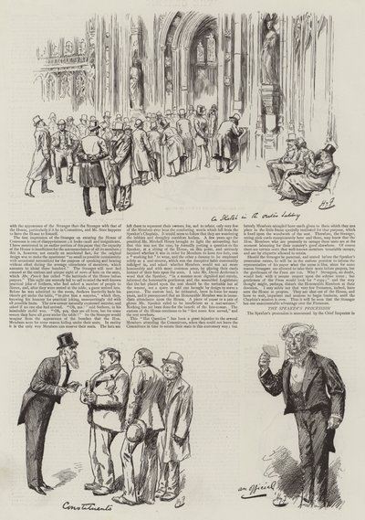Leben im Parlament, Fremde im Haus von Harry Furniss