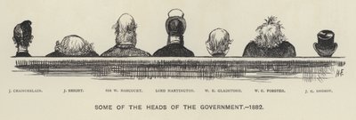 Einige der Köpfe der Regierung von Harry Furniss