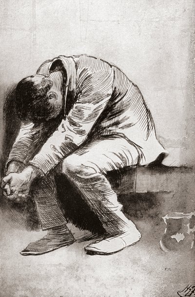Der einsame Gefangene. Illustration von Harry Furniss für das Charles Dickens Reisebuch American Notes for General Circulation, aus der Testimonial Edition, veröffentlicht 1910. von Harry Furniss