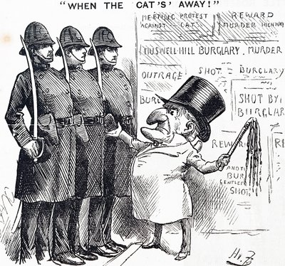 Wenn die Katze weg ist von Harry Furniss
