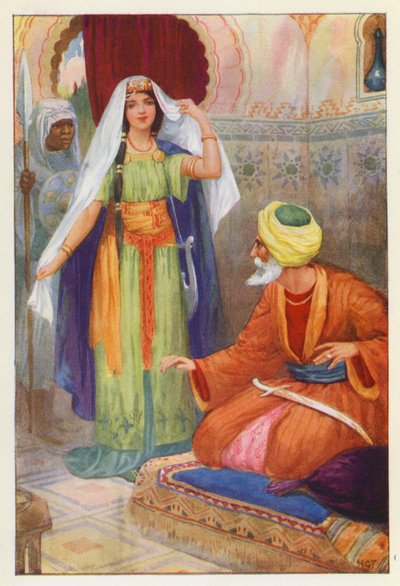Die schöne Gefangene und Aben Habuz von Harry George Theaker