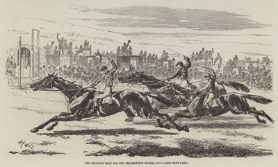 Das entscheidende Rennen für die Cesarewitch Stakes, 1857 von Harry Hall