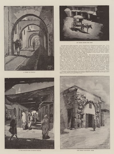 Szenen aus Tripolis von Harry Hamilton Johnston