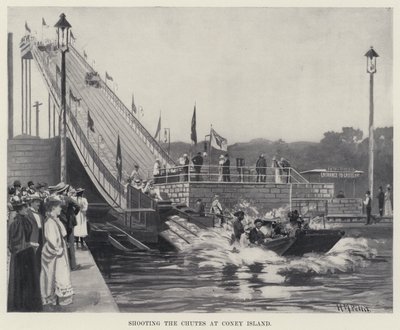 Rutschen auf den Chutes in Coney Island von Harry M. Pettit