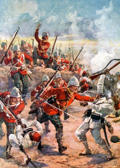 Sturm auf die Schützengräben. Schlacht von Tel-el-Kebir von Harry Payne