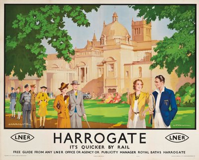 Harrogate, schneller mit dem Zug