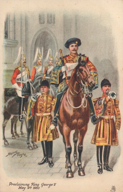 Proklamation von König George V von Harry and Arthur Charles Payne