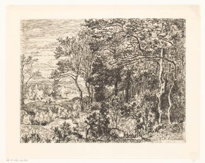 Figuren am Waldrand von Hector Allemand