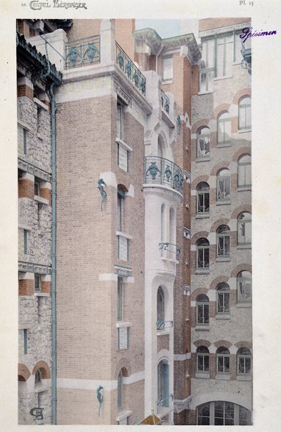 Ansicht des Castel Beranger (1897-1898) von Hector Guimard