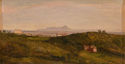 Blick auf den Monte Circeo von Heinrich Burkel