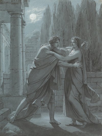 Lais überrascht Aristipp, ca. 1801 von Heinrich Friedrich Füger