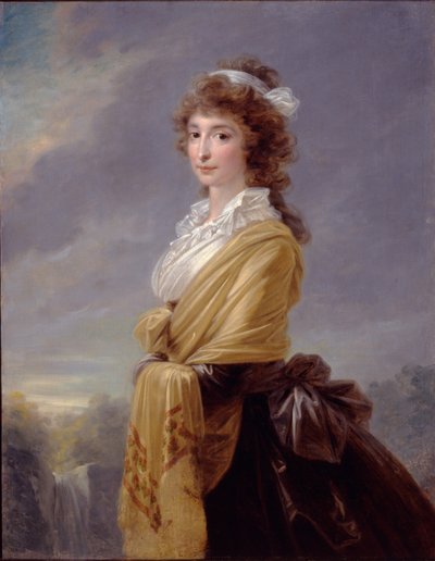 Porträt der Gräfin Elisabeth von Thun-Hohenstein 1764-1806, 1787 von Heinrich Friedrich Füger
