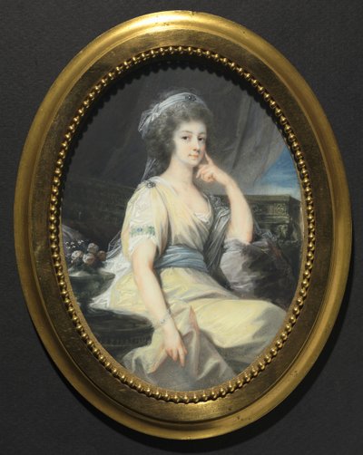 Porträt von Maria Wilhelmine, Gräfin Thun-Hohenstein, ca. 1790 von Heinrich Friedrich Füger