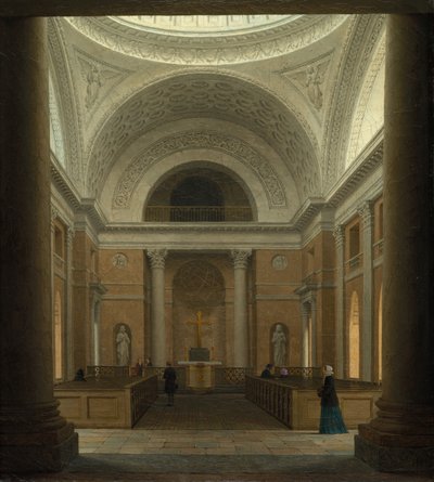 Die Slotskirken von Christiansborg, Kopenhagen von Heinrich Hansen (Danish