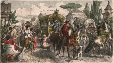 Antikes Rom: Via Appia in der Kaiserzeit von Heinrich Leutemann