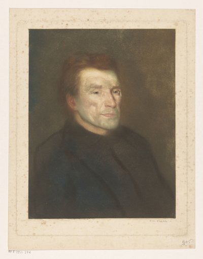 Porträt eines unbekannten Mannes von Heinrich M. Krabbé (signed by artist)