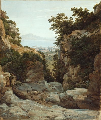 Italienische Landschaft von Heinrich Reinhold