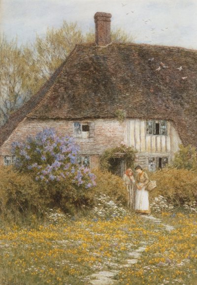 Ein Kentish Cottage von Helen Allingham