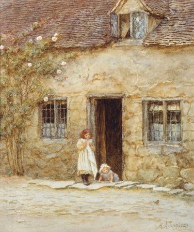An der Haustür von Helen Allingham