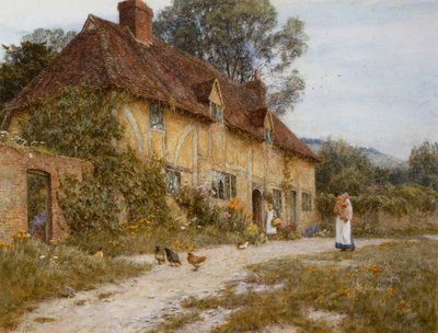 Altes Kentisches Cottage von Helen Allingham