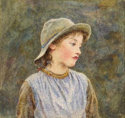 Porträtstudie von Hetty von Helen Allingham