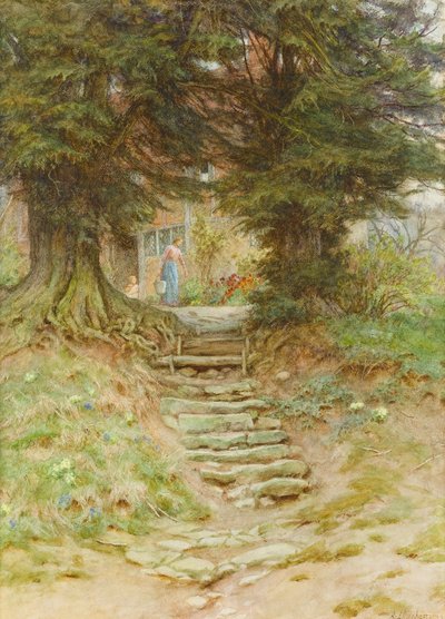 Frühling in Crocken Hill, Kent von Helen Allingham