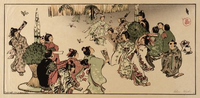 Neujahrstag in Tokio von Helen Hyde