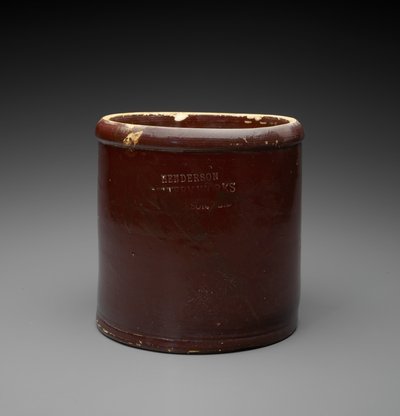 Krug, ca. 1890-1894 von Henderson Pottery Works Henderson Pottery Works