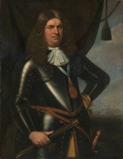 Adriaen Banckert (ca. 1620-1684), Vizeadmiral von Zeeland von Hendrick Berckman
