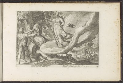 Kadmos sät die Drachenzähne von Hendrick Goltzius (workshop of)