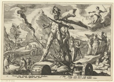 Eisernes Zeitalter von Hendrick Goltzius (workshop of)