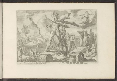 Eisernes Zeitalter von Hendrick Goltzius (workshop of)