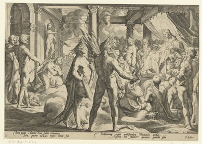 Phaëton im Palast des Helios von Hendrick Goltzius (workshop of)